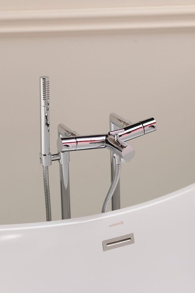 Reitano Rubinetteria Reitano Rubinetteria, Připojení pro instalaci vanové baterie do prostoru (pár), chrom, 9881