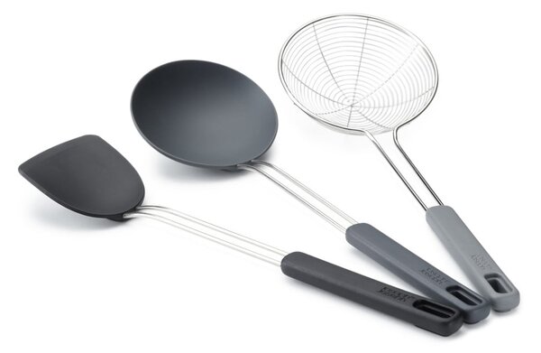 Nerezová sada kuchyňského náčiní 3 ks Fusion Wok Set – Joseph Joseph