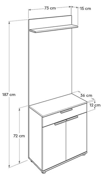 Předsíň Titana (bílá). Akce -25%