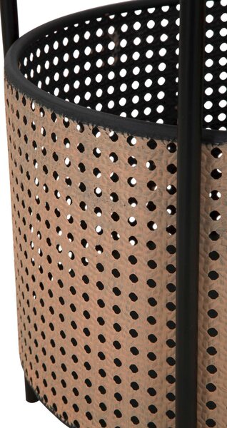 KONFERENČNÍ STOLEK, černá, barvy zlata, kov, 40/50 cm - Konferenční stolky, Online Only