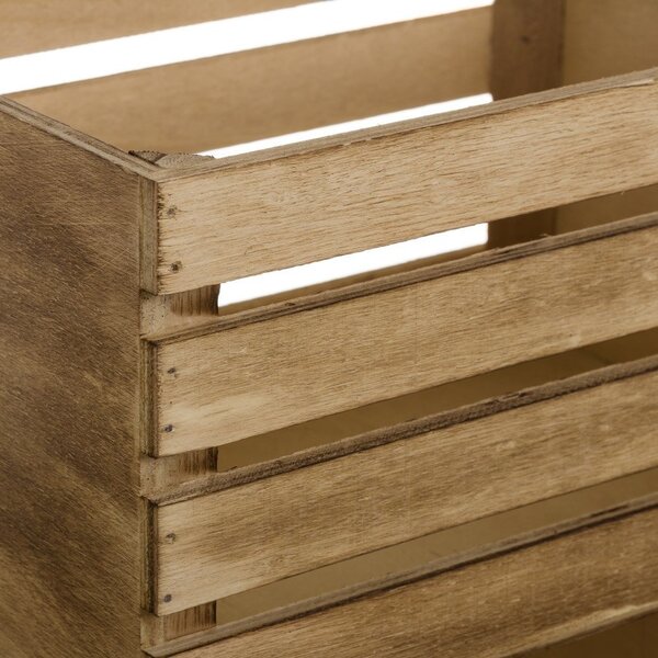 Úložné boxy v přírodní barvě v sadě 3 ks 31x23x15 cm – Casa Selección