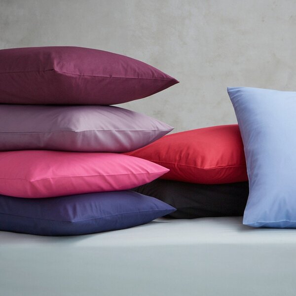 Světle hnědé napínací perkálové prostěradlo 90x190 cm Easy Iron Percale – Catherine Lansfield