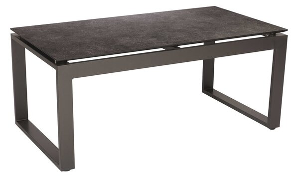 Stern Konferenční stolek Allround, Stern, obdélníkový 110,5x60x45 cm, rám lakovaný hliník barva dle vzorníku, deska teak
