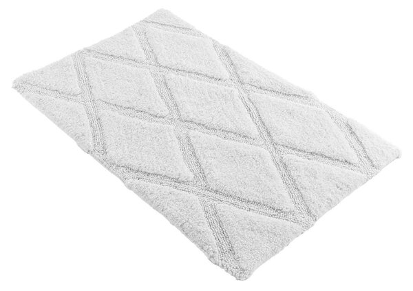 Bílá koupelnová předložka 50x80 cm Thais – douceur d'intérieur