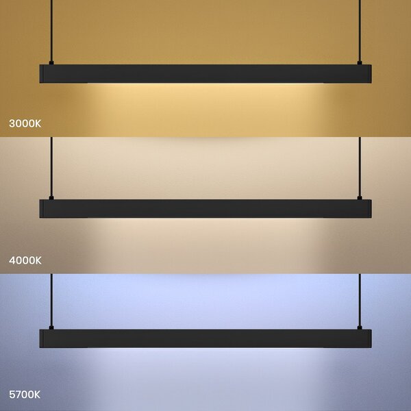 Závěsné LED svítidlo Linea, 1x LED 36w, 3000-5700k, 3CCT, b