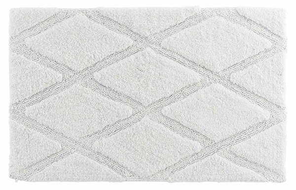 Bílá koupelnová předložka 50x80 cm Thais – douceur d'intérieur