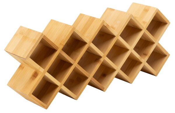 Bambusový stojan na koření KOCHEN, 18 kořenek