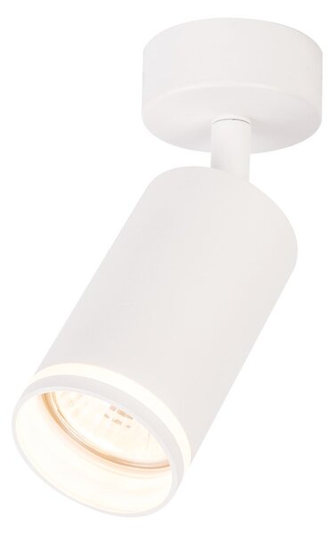 Bodové svítidlo Pipe Ring, 1x bílé kovové stínítko, w