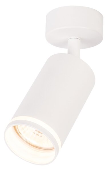 Bodové svítidlo Pipe Ring, 1x bílé kovové stínítko, w