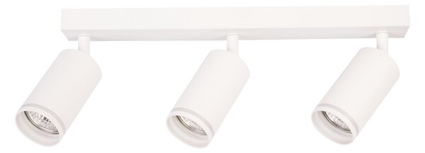 Bodové svítidlo Pipe Ring, 3x bílé kovové stínítko, w