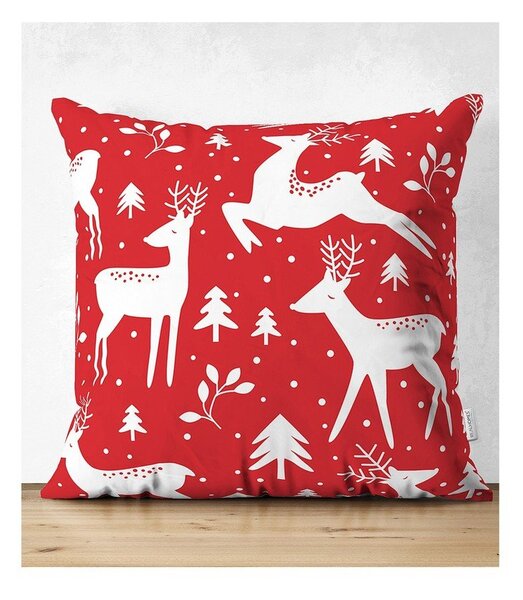 Sada 4 vánočních povlaků na polštář a běhounu na stůl Minimalist Cushion Covers Joy