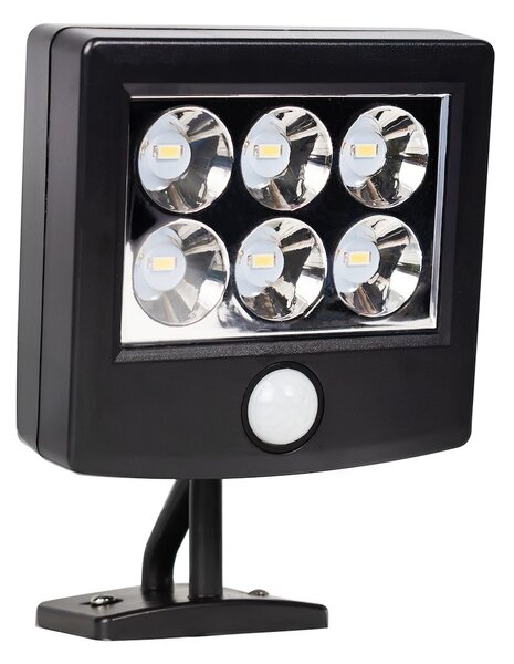 Exteriérové ​​solární LED svítidlo Depo, 1x LED 1,05w, černá