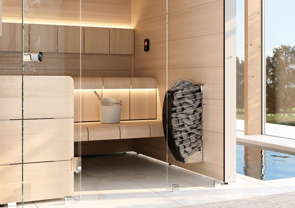 Harvia Spirit kamna do sauny elektrická SP90FC 9,0 kW WiFi černá, Černá 9kW