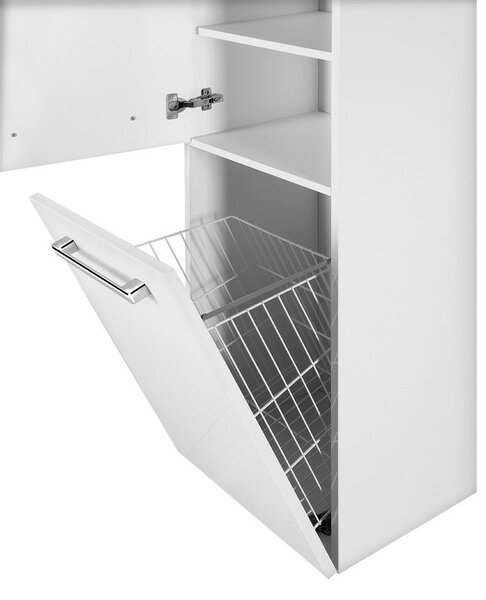 Aqualine Aqualine, VEGA Skříňka vysoká 40x150x31cm, levá/pravá, bílá, VG160