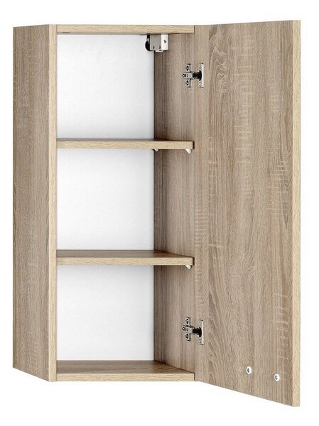 Aqualine Aqualine, ZOJA/KERAMIA FRESH skříňka horní 35x76x23cm, dub platin, 50336