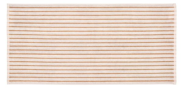 Oranžová/béžová froté osuška z Bio bavlny 70x140 cm Arto – Blomus