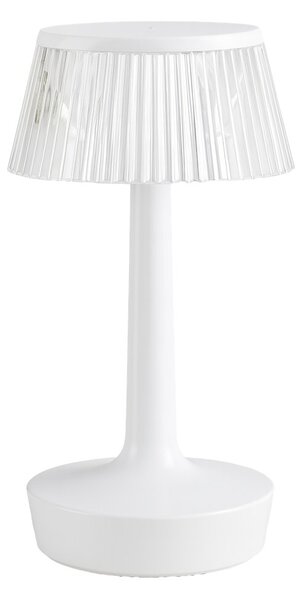 Stolní lampa Easy, 1x transparentní stínítko, w