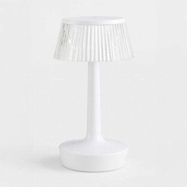 Stolní lampa Easy, 1x transparentní stínítko, w