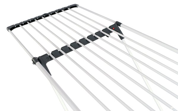 Teleskopický sušák na prádlo MOJAVE, výška 92 cm – bílo-grafitový