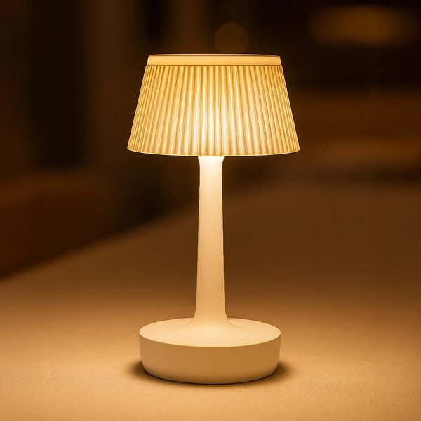 Stolní lampa Easy, 1x transparentní stínítko, w