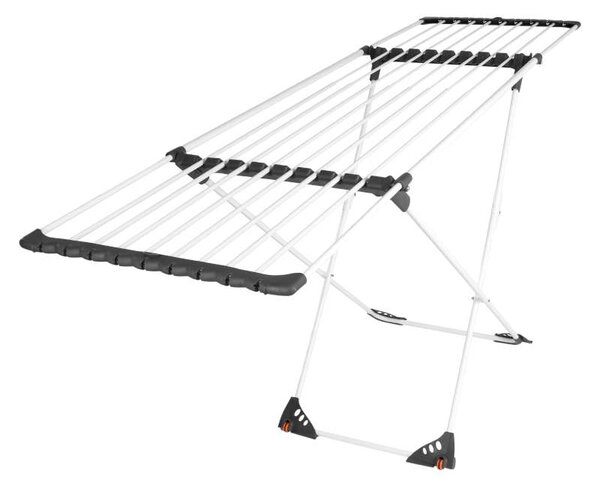Teleskopický sušák na prádlo MOJAVE, výška 92 cm – bílo-grafitový