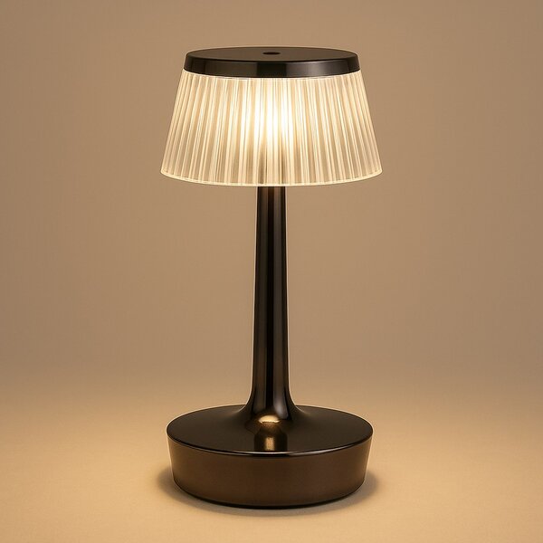 Stolní lampa Easy, 1x transparentní stínítko, b