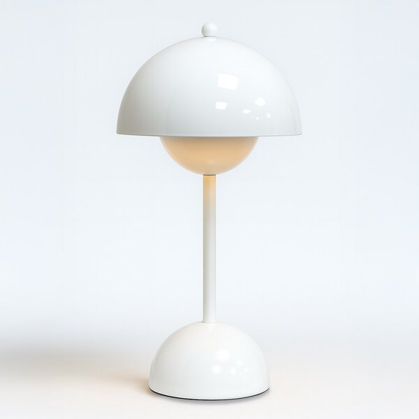 Stolní lampa Costa, 1x bílé stínítko, w