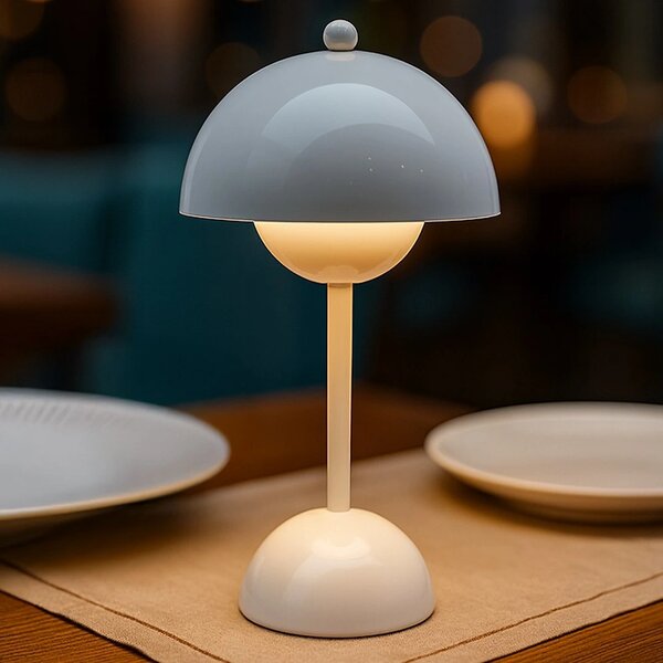 Stolní lampa Costa, 1x bílé stínítko, w