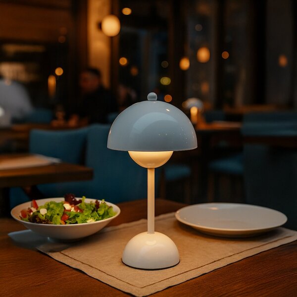 Stolní lampa Costa, 1x bílé stínítko, w