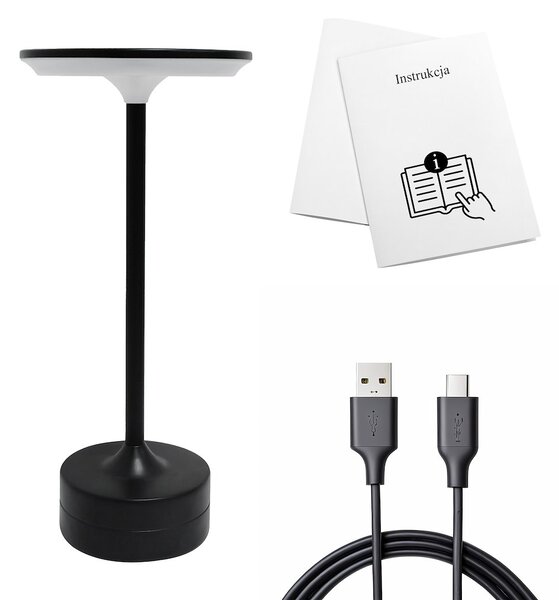 Stolní LED lampa Tavolo, 1x LED 2,5w, 3000-6000k, b