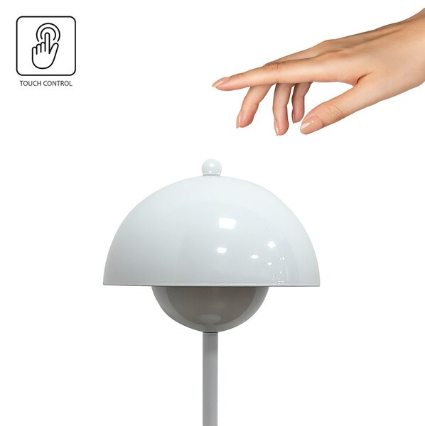 Stolní lampa Costa, 1x bílé stínítko, w