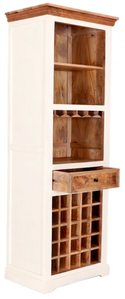 Barová skříň Agni 70x190x45 z masivu mango
