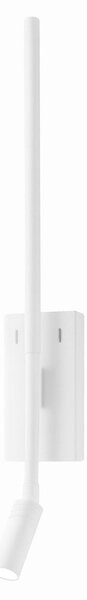 Nástěnné svítidlo Torch, 1x bílé kovové stínítko + 1x LED 3w, w