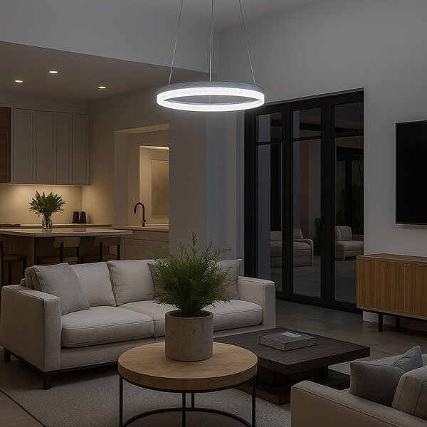 Závěsné LED svítidlo Gala, 1x LED 25w, 4000k, s