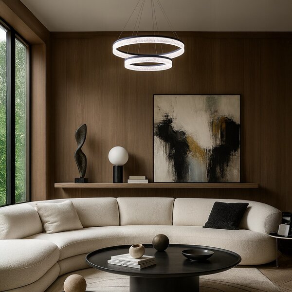 Závěsné LED svítidlo Gala, 2x LED 54w, 4000k, s