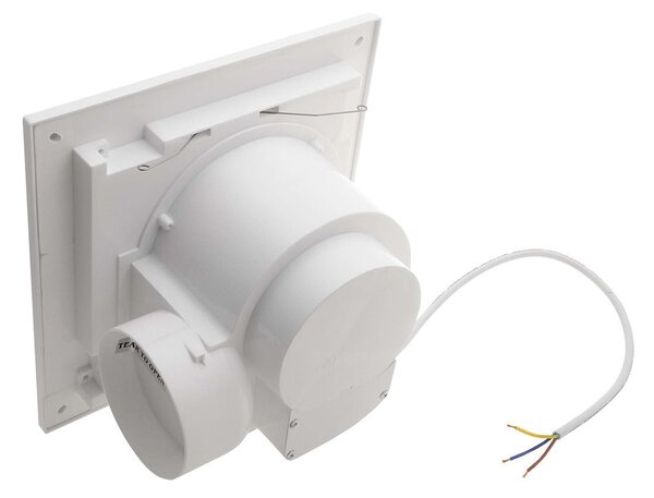 Sapho Sapho, TECTO koupelnový stropní ventilátor axiální, 20 W, potrubí 100mm, bílá, TC201