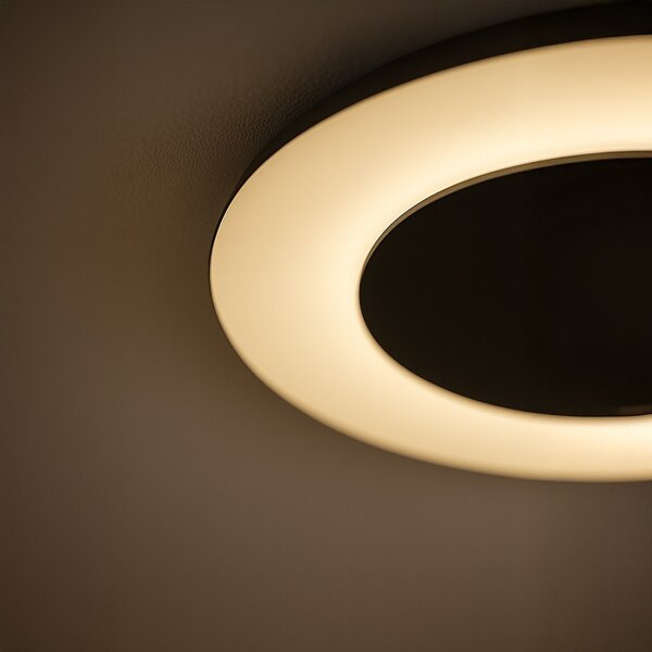 Stropní LED svítidlo Piattino, 1x LED 30w, 3000-6000k, b/w