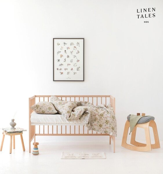 Lněné dětské povlečení na jednolůžko 140x200 cm – Linen Tales
