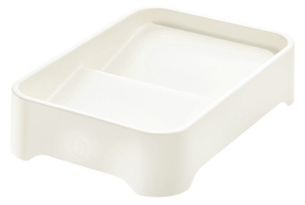 Bílý organizér na makeup iDesign Eco Bin, 28,12 x 19,23 cm