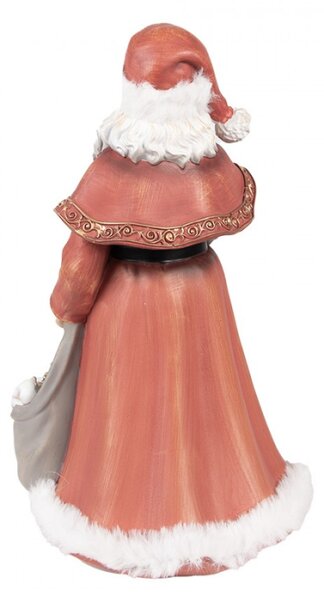 Figurine Santa Clause v červeném obleku s dárky – 31 cm