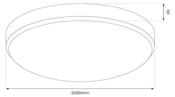 Stropní LED svítidlo Maya, 1x LED 10w, 4000k, ch
