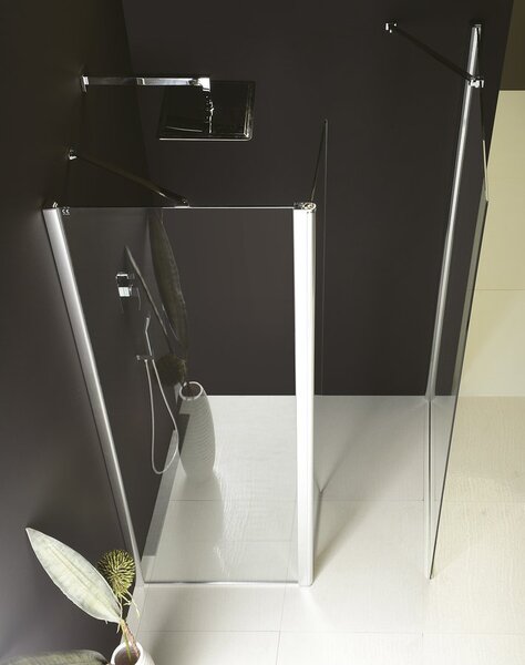 Polysan Polysan, MODULAR SHOWER stěna pro instalaci na zeď, pro připojení otoč.panelu 1000 mm, MS3A-100