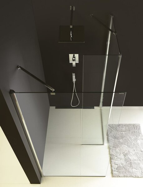 Polysan Polysan, MODULAR SHOWER přídavný panel pro instalaci na stěnu modulu 2, 1000 mm, pravý, MS2B-100R