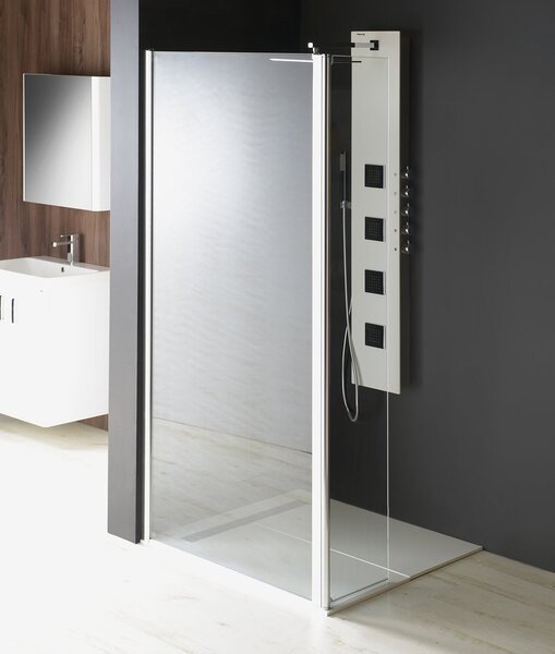 Polysan Polysan, MODULAR SHOWER stěna pro instalaci na zeď, pro připojení otoč.panelu 1000 mm, MS3A-100