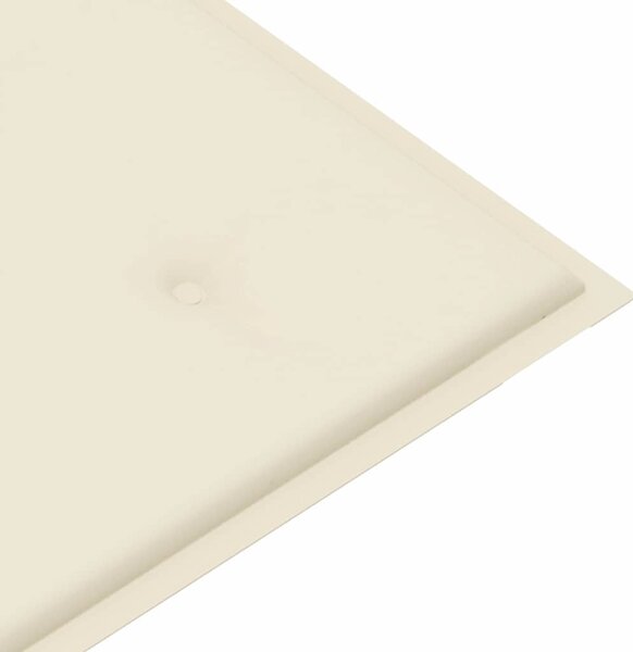 Skládací zahradní lavice s poduškou 118 cm bambus 3063851