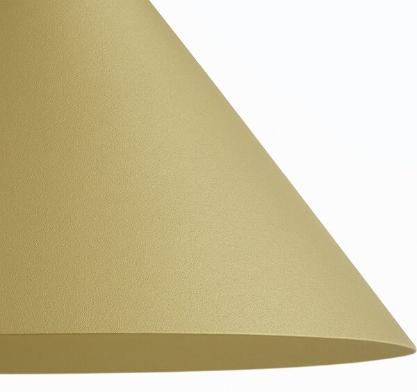 Nástěnné svítidlo Capital, 1x zlaté kovové stínítko, (fi 21cm), g