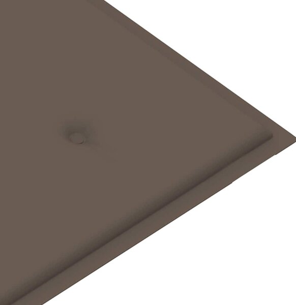 Skládací zahradní lavice s poduškou 118 cm bambus 3063857
