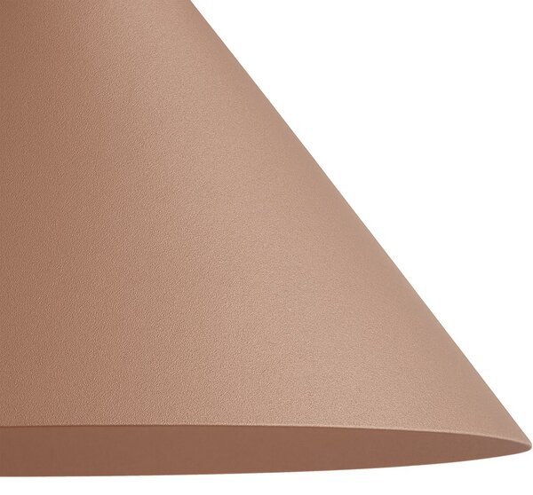 Nástěnné svítidlo Capital, 1x kovové stínítko v barvě růžové zlato, (fi 21cm), rg