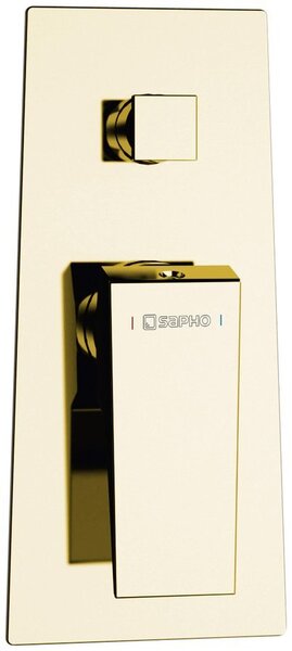 Sapho, MORADA podomítková sprchová baterie, 2 výstupy, zlato, MR42ZL