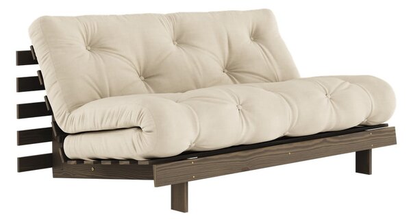 Béžovokrémová rozkládací pohovka 160 cm Roots – Karup Design